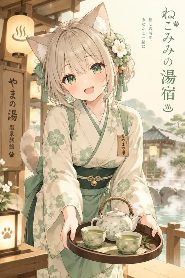 温泉旅馆的猫娘 番剧封面 - 为所欲为漫画网站